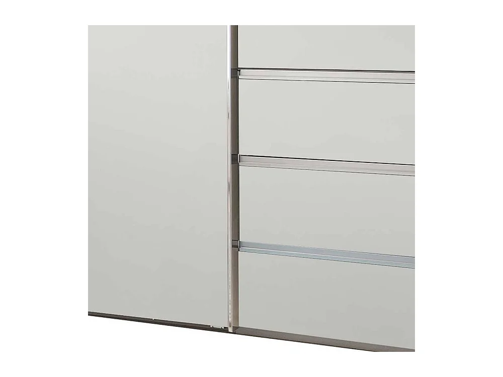 Gleittürenschrank mit sechs Schubladen modernem Design