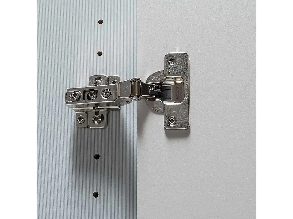 Kleiderschrank modern Schlafzimmerschrank mit vier Schubladen in Braun