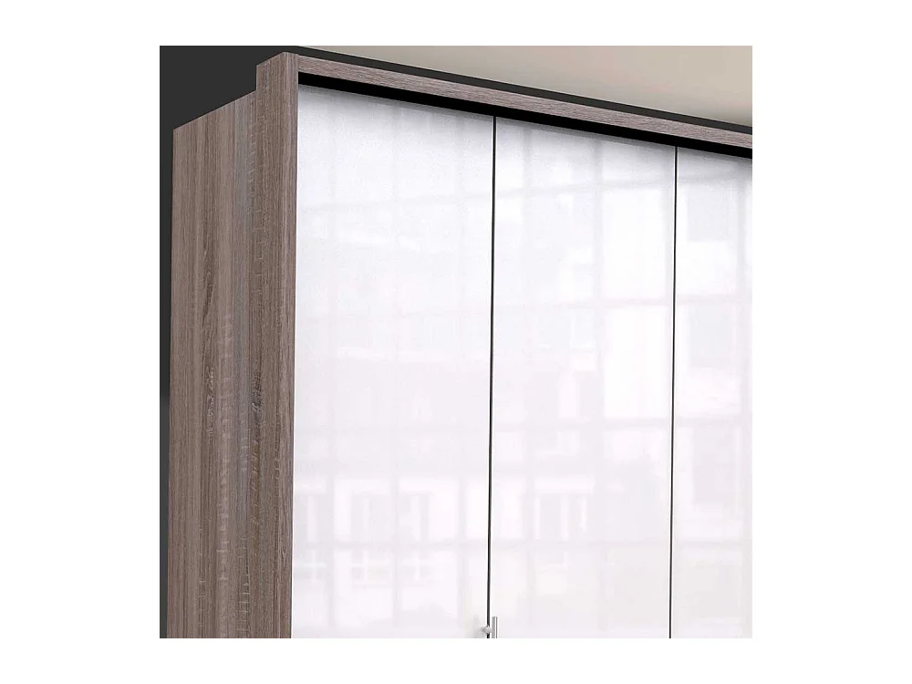 Kleiderschrank Jugendzimmer mit Falttüren und Schubladen modern