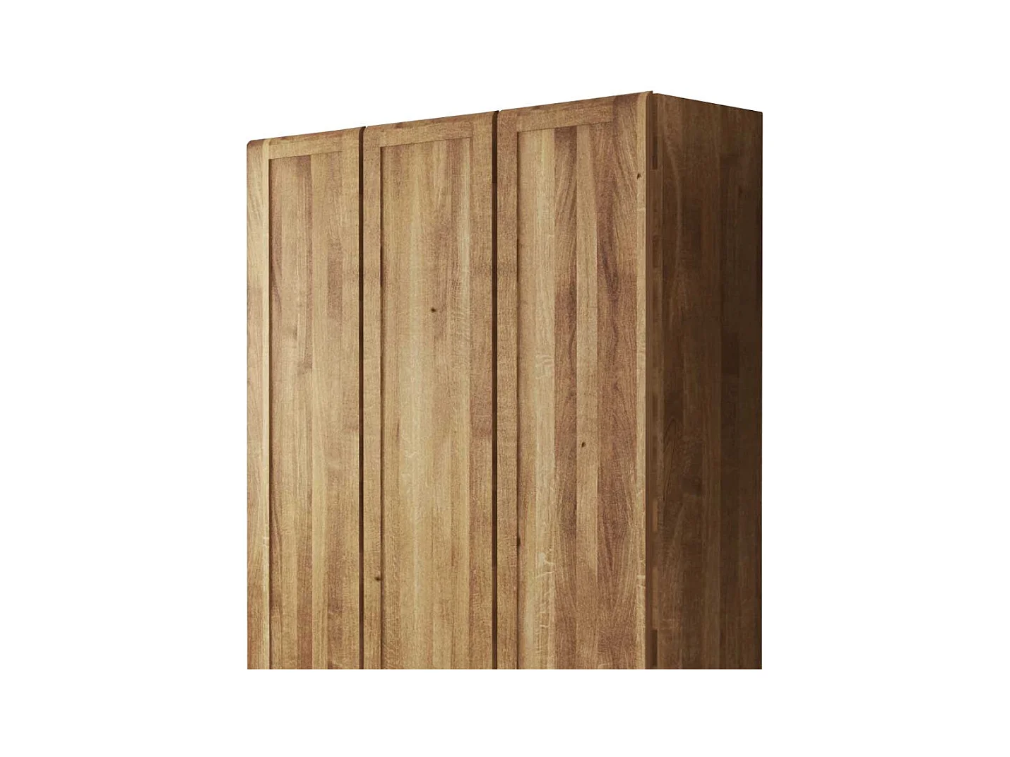 Schlafzimmer Kleiderschrank aus Wildeiche Massivholz 3 Türen