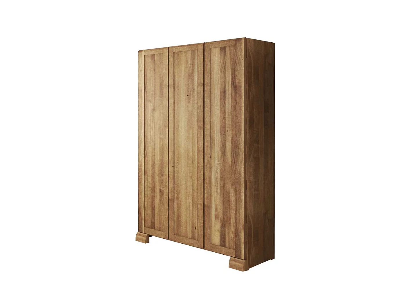 Schlafzimmer Kleiderschrank aus Wildeiche Massivholz 3 Türen