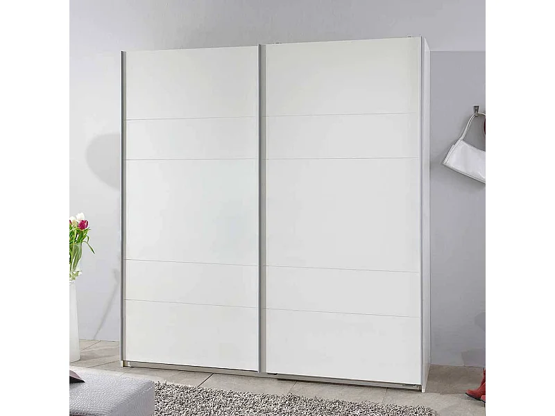 Weißer Schiebetürenschrank Made in Germany modernem Design