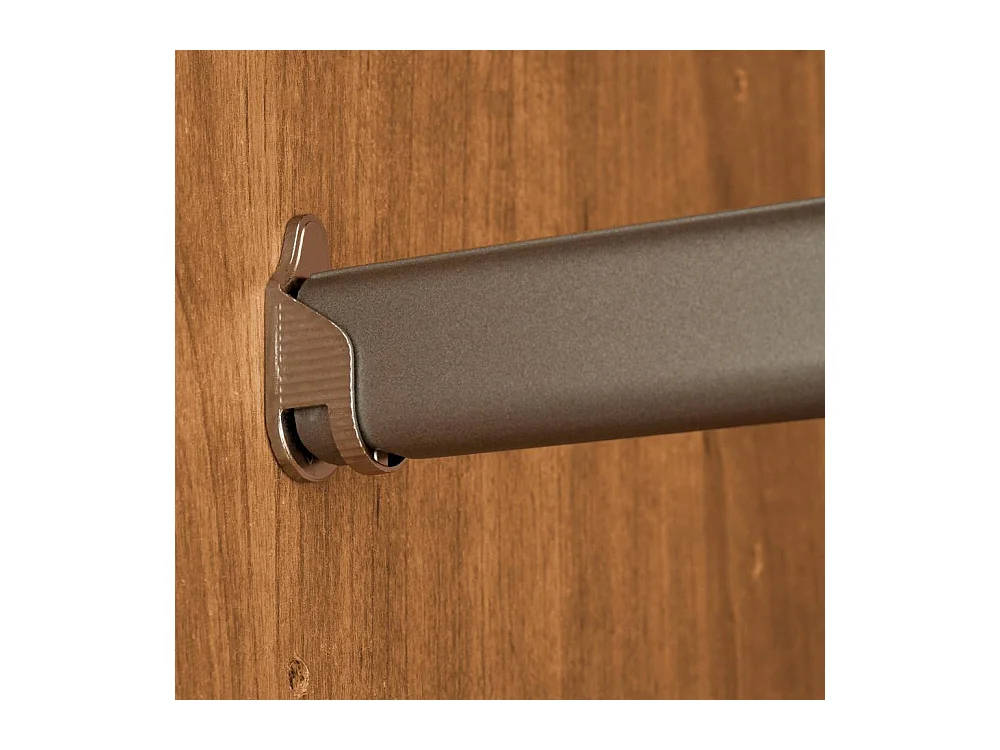 Drehtürenkleiderschrank Kleiderschrank in Champagner und Erlefarben