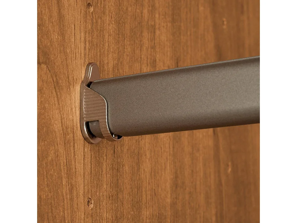 Schlafzimmerschrank Kleiderschrank teilmassiv mit Spiegeln und Drehtüren