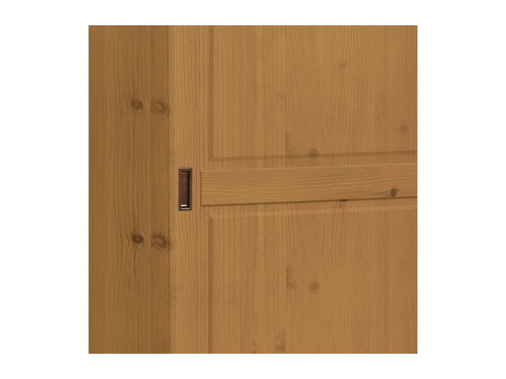 Kiefer Kleiderschrank massiv geölt Schiebetüren