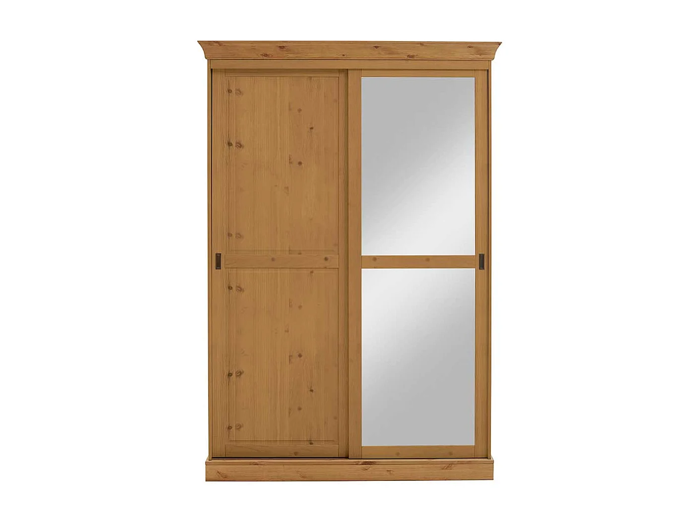 Kiefer Kleiderschrank massiv geölt Schiebetüren