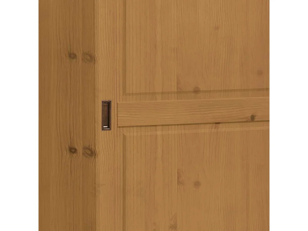 Kiefer Kleiderschrank massiv geölt Schiebetüren