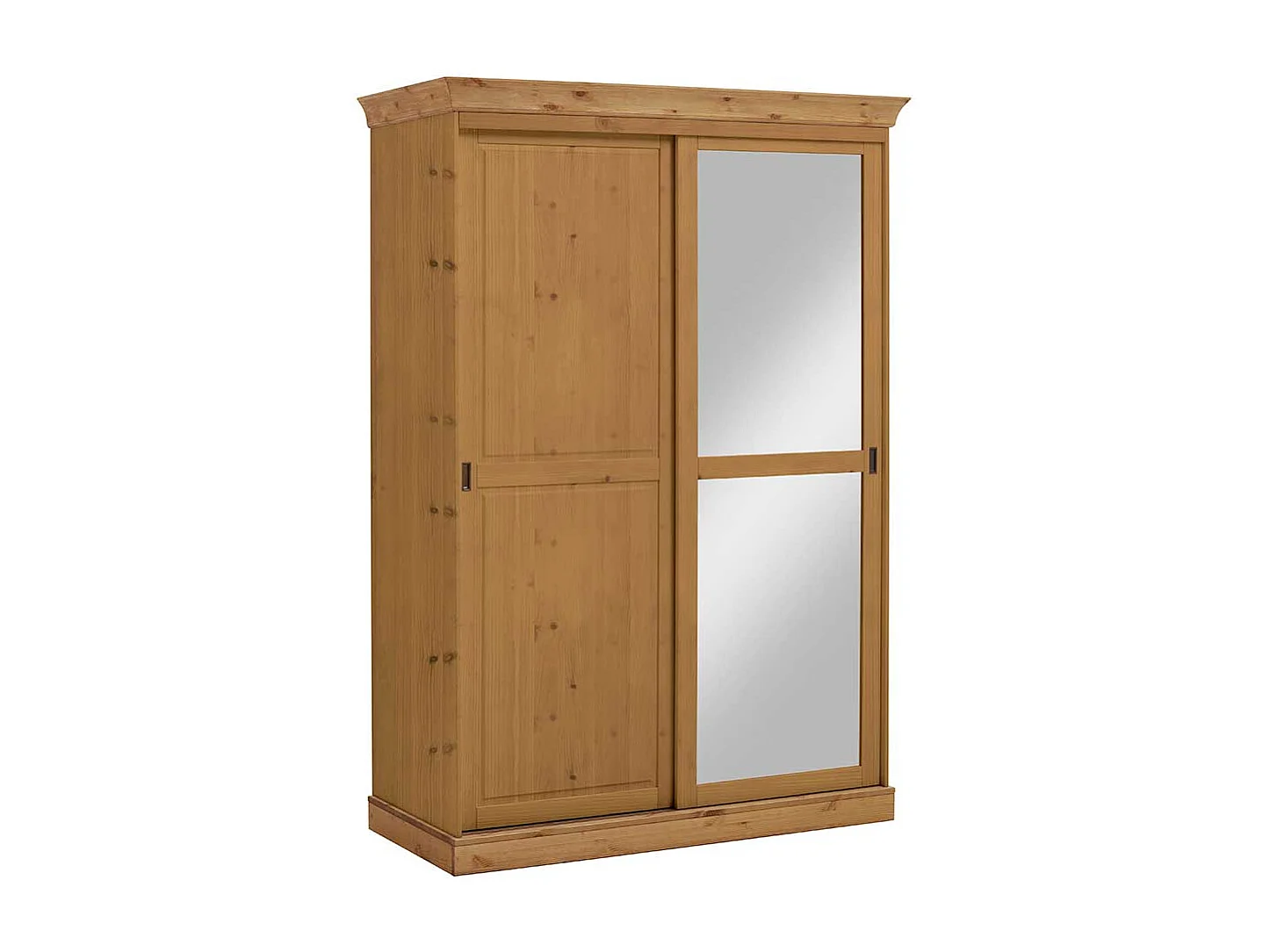 Kiefer Kleiderschrank massiv geölt Schiebetüren