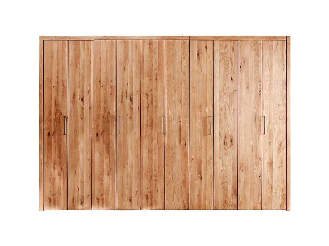 Kleiderschrank massiv mit 5 Falttüren 216 cm hoch