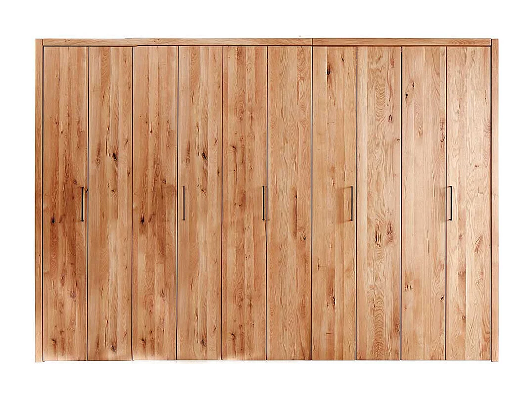 Kleiderschrank massiv mit 5 Falttüren 216 cm hoch