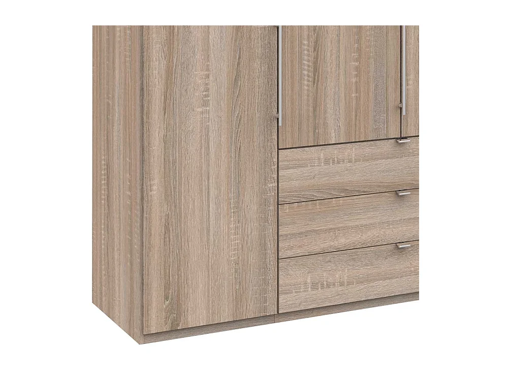 Großraum Kleiderschrank in Eiche Sägerau Falttüren