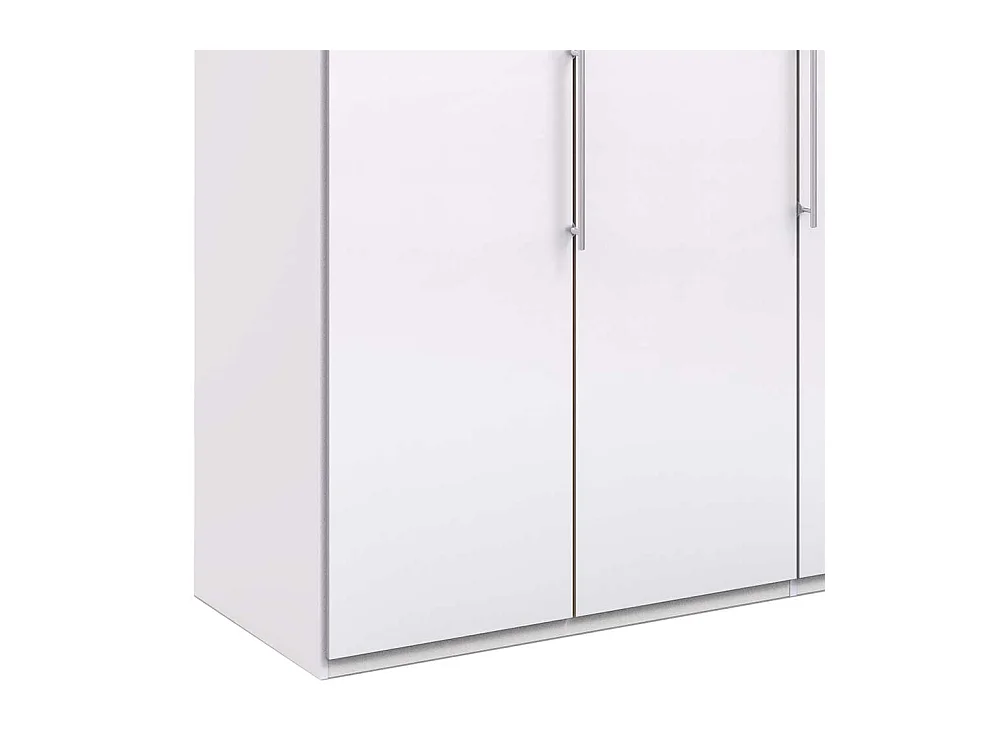 Kleiderschrank in Weiß glasbeschichtet