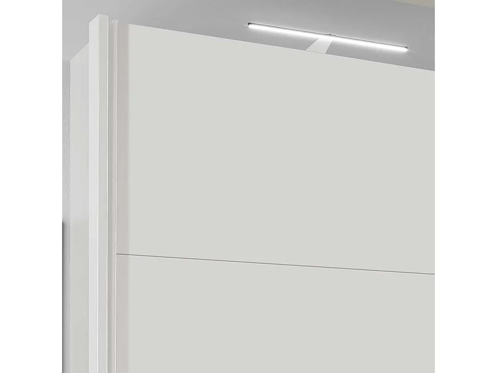 Kleiderschrank in Weiß Schwebetüren