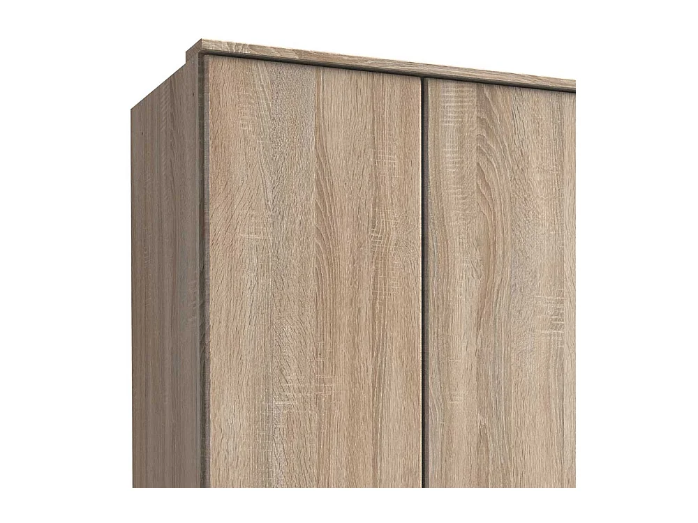 Kleiderschrank Eiche Sägerau Made in Germany 199 cm hoch