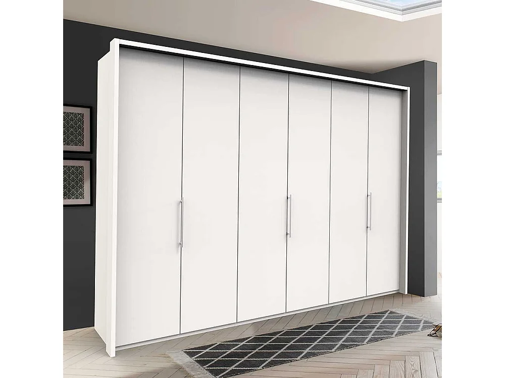 Kleiderschrank Weiss 3 Trig