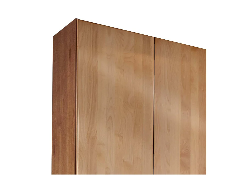 Kleiderschrank Holzkleiderschrank mit Drehtüren 197 cm breit