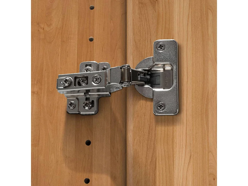 Kleiderschrank Holzkleiderschrank mit Drehtüren 197 cm breit