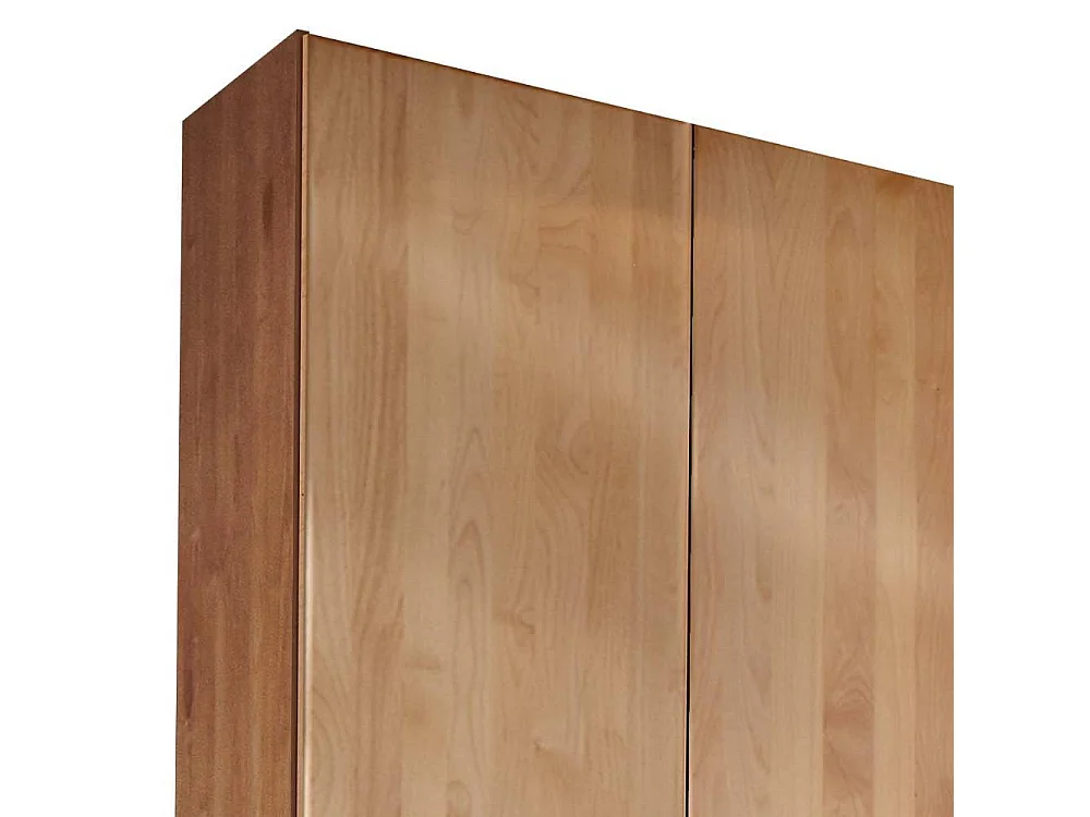 Kleiderschrank Holzkleiderschrank mit Drehtüren 197 cm breit