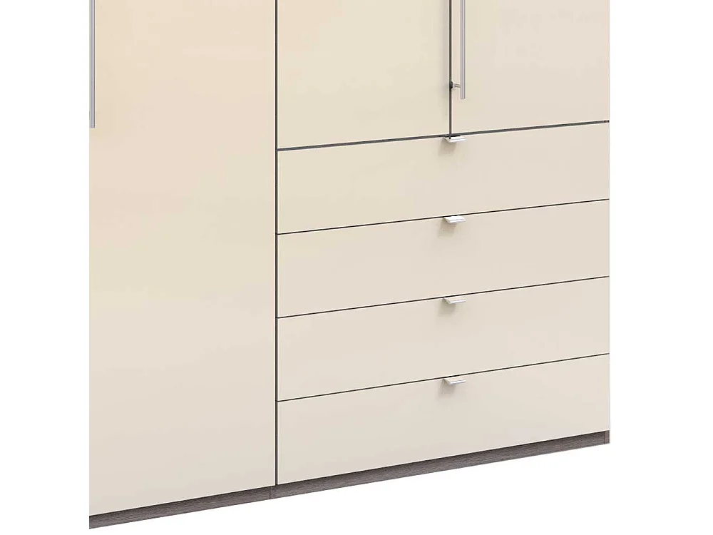 Jugend Kleiderschrank mit Falttüren und Schubladen modern