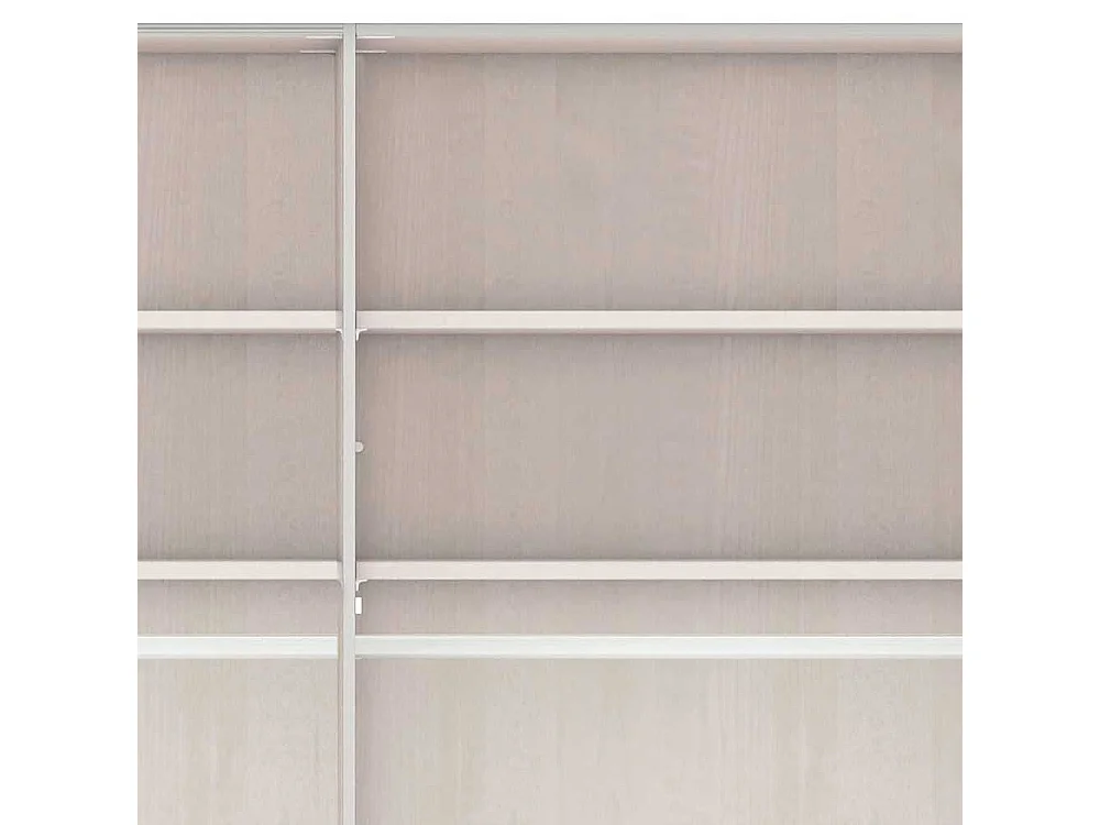 Drehtürenschrank mit Spiegeln in Hellgrau Made in Germany