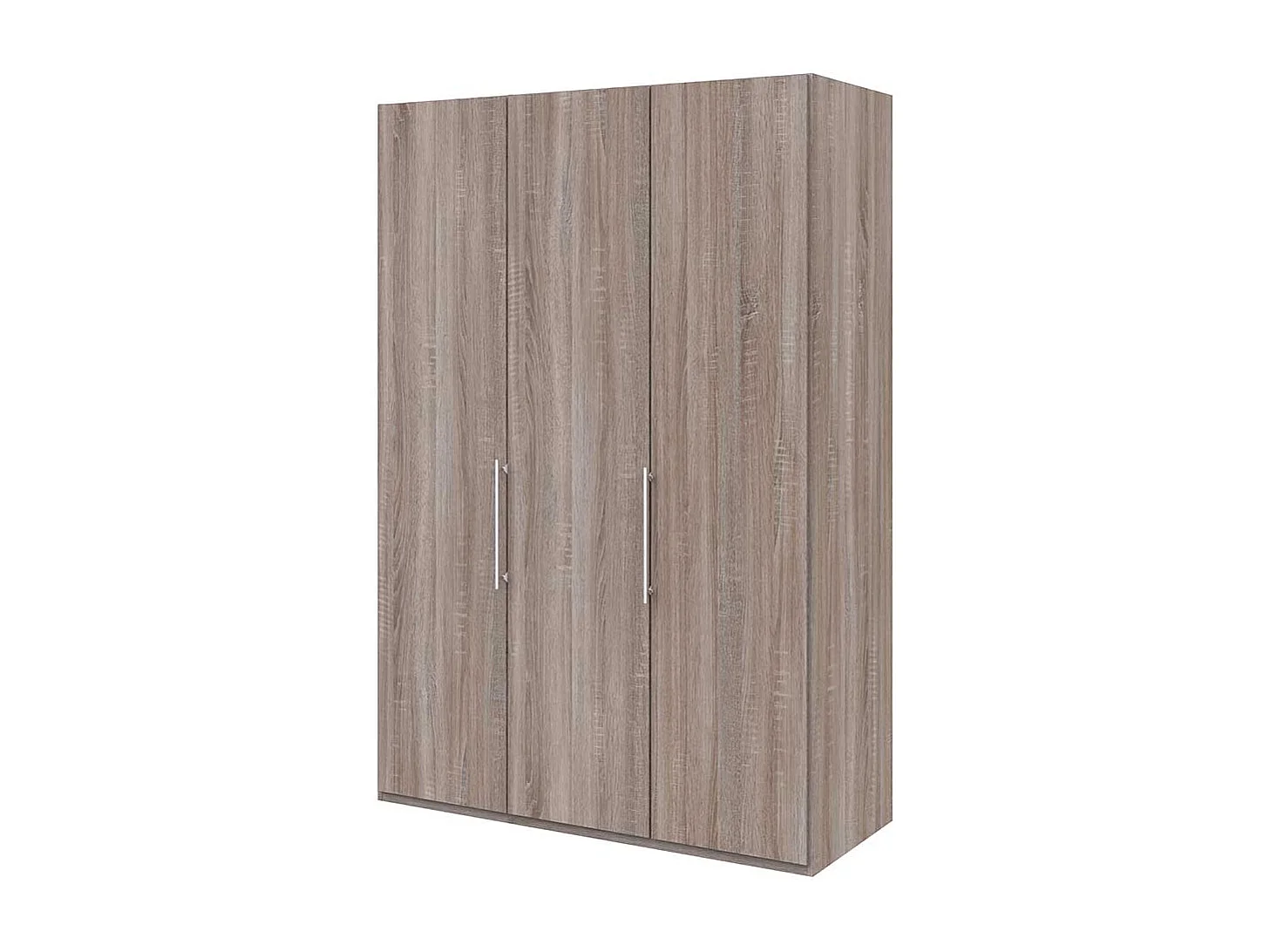 Moderner Schlafzimmerschrank in Eiche Trüffelfarben 2 türig