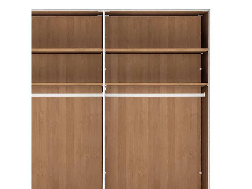 XL Kleiderschrank Schlafzimmerschrank 393 cm breit mit Drehtüren