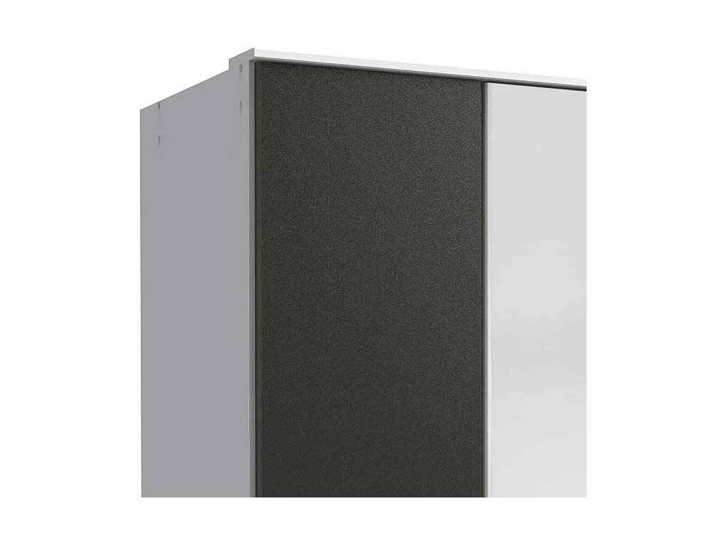 Drehtürenschrank Gästezimmer mit drei Schubladen modernem Design