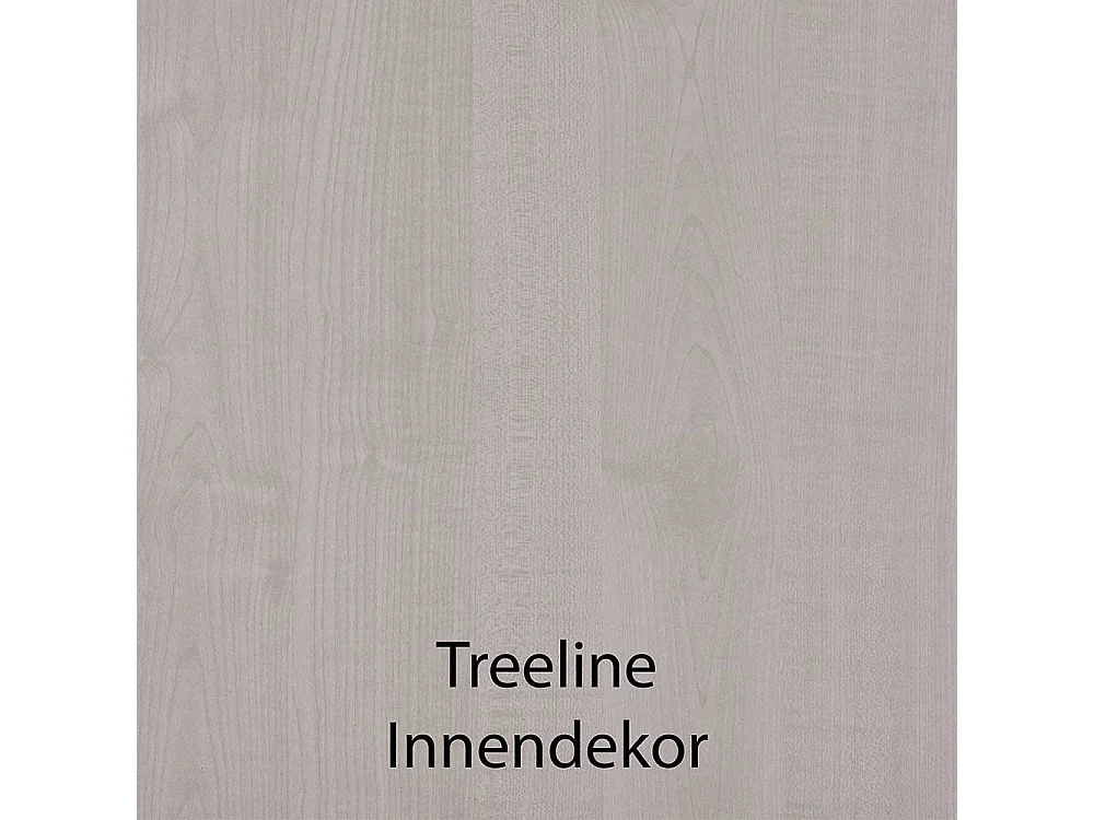 Kleiderschrank in Hellgrau Landhaus 300 cm breit 58 cm tief