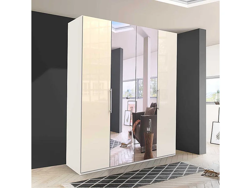 Schlafzimmerschrank mit Spiegeltür modernem Design