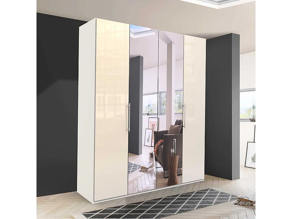 Schlafzimmerschrank mit Spiegeltür modernem Design