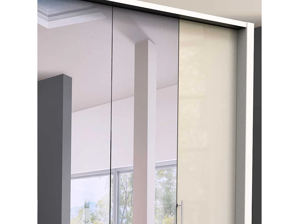 Schlafzimmerschrank mit Spiegeltür modernem Design