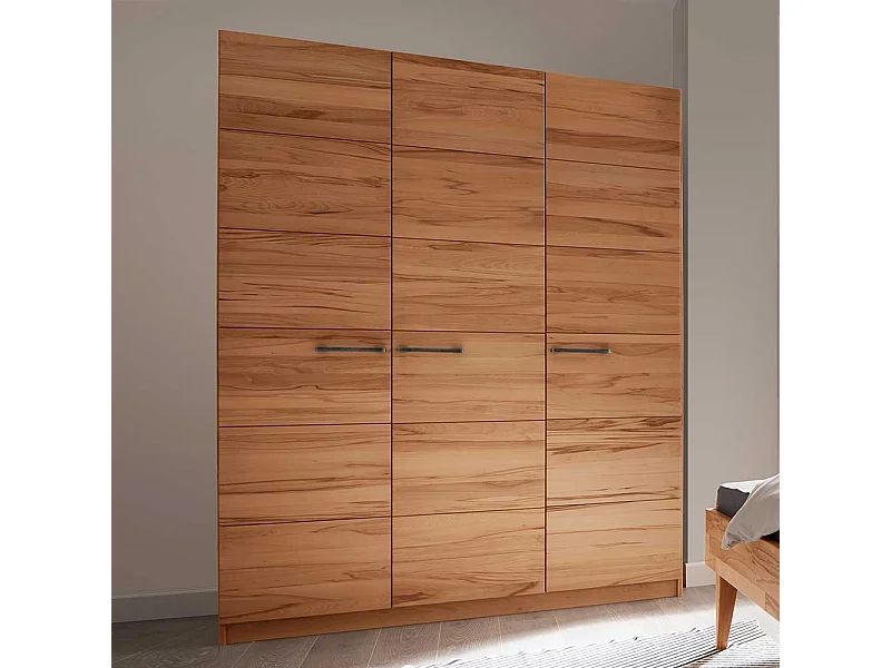 Kernbuche massiv Kleiderschrank 140 cm breit 197 cm hoch