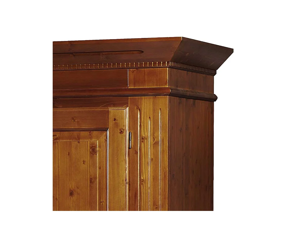 Schlafzimmer Kleiderschrank in Kirschbaumfarben Fichte Massivholz