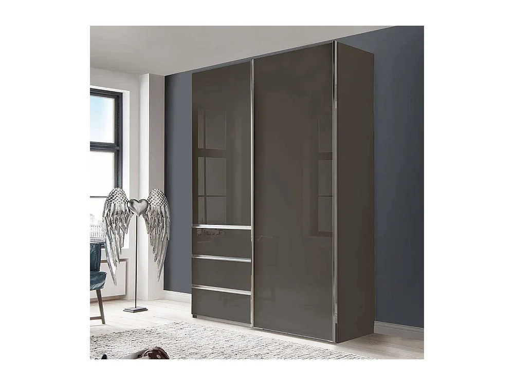 Kleiderschrank Jugendzimmer mit drei Schubladen modernem Design