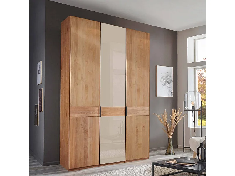 Kleiderschrank Drehtürschrank teilmassiv - Made in Germany