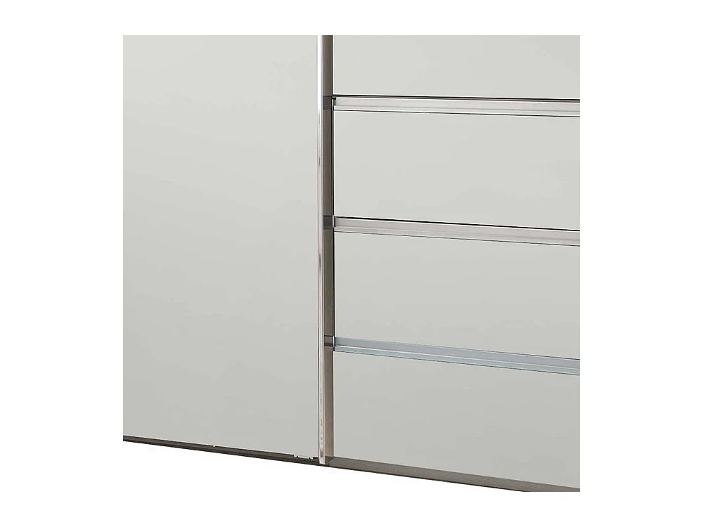 Schlafzimmerkleiderschrank mit sechs Schubladen Schwebetüren