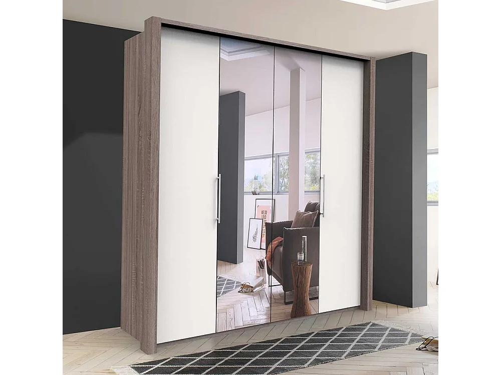 Jugend Kleiderschrank 2 türig mit Spiegel Made in Germany