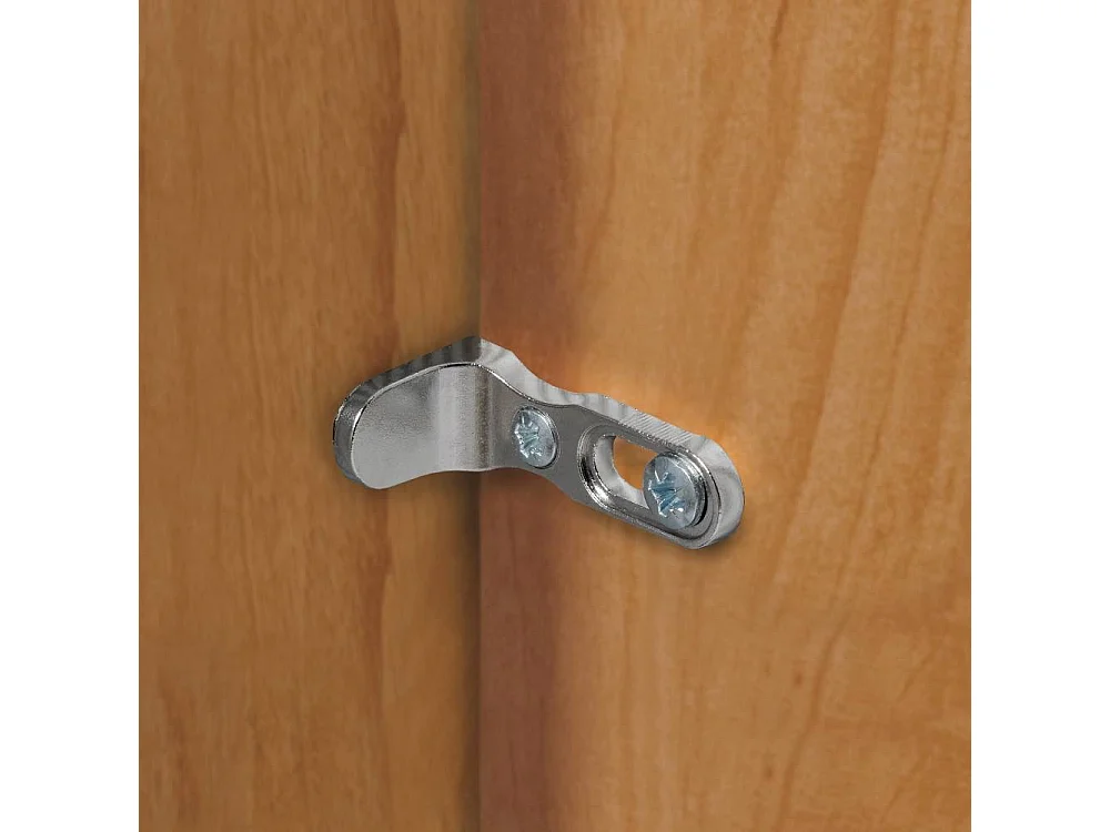 Drehtürenschrank Schlafzimmerschrank in modernem Design mit Metallgriffen