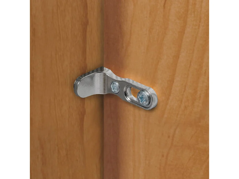 Kleiderschrank Schlafzimmerschrank teilmassiv in Erlefarben & Champagner