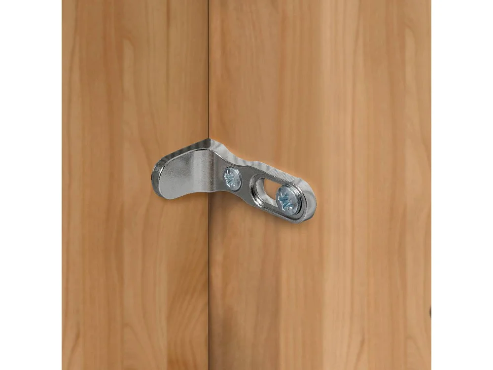 Schlafzimmerschrank Drehtürenschrank in modernem Design 246 cm breit