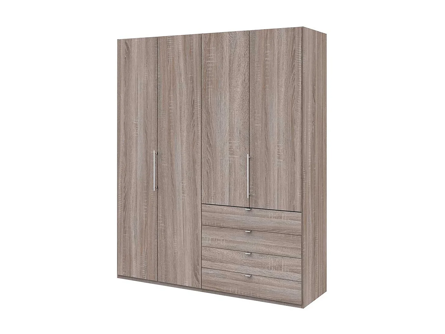 Kleiderschrank Jugendzimmer mit vier Schubladen 2 türig