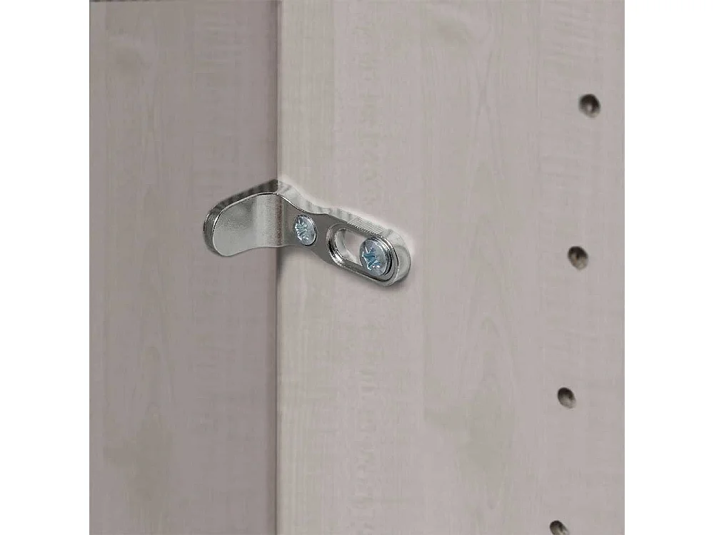 Kleiderschrank mit 5 Türen und Spiegeln modernen Landhausstil