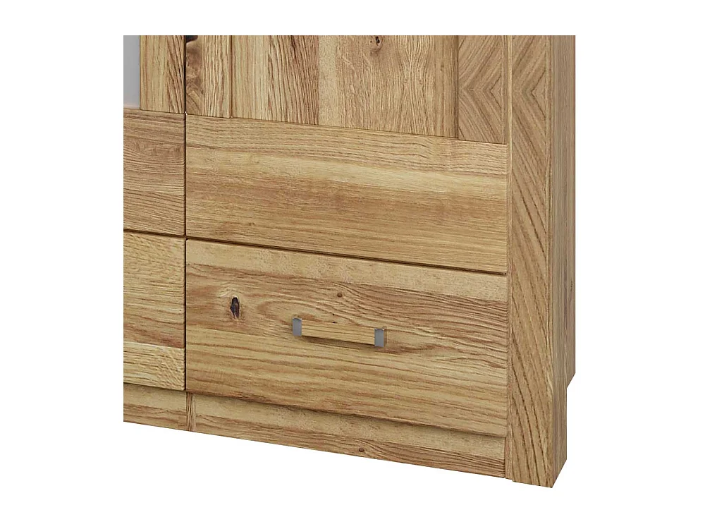 Kleiderschrank mit Schubladen in Asteichefarben eine Spiegeltür