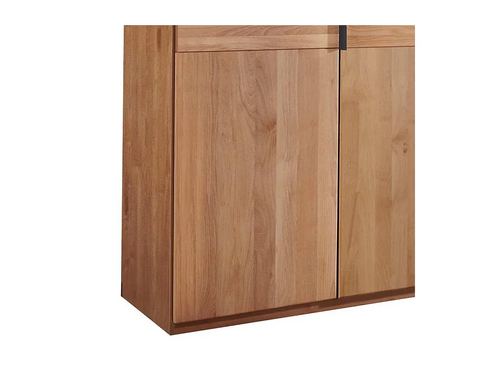 Holzkleiderschrank Schlafzimmerschrank mit Drehtüren 216 cm hoch