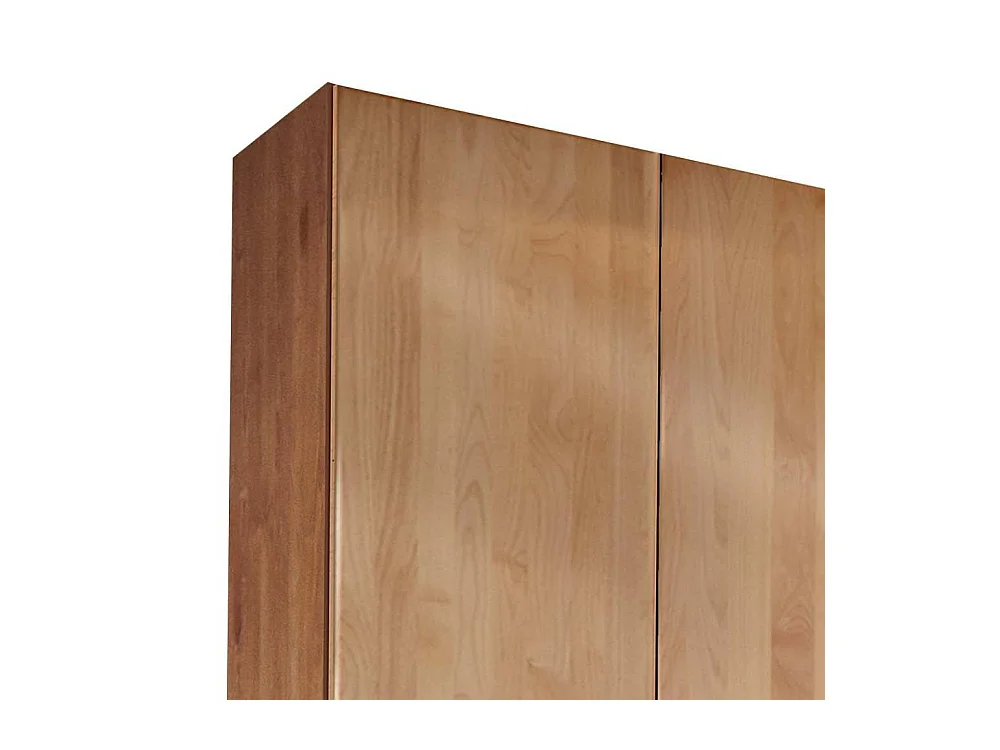 Holzkleiderschrank Schlafzimmerschrank mit Drehtüren 216 cm hoch
