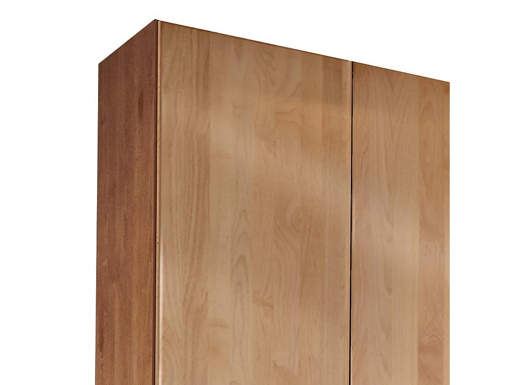 Holzkleiderschrank Schlafzimmerschrank mit Drehtüren 216 cm hoch