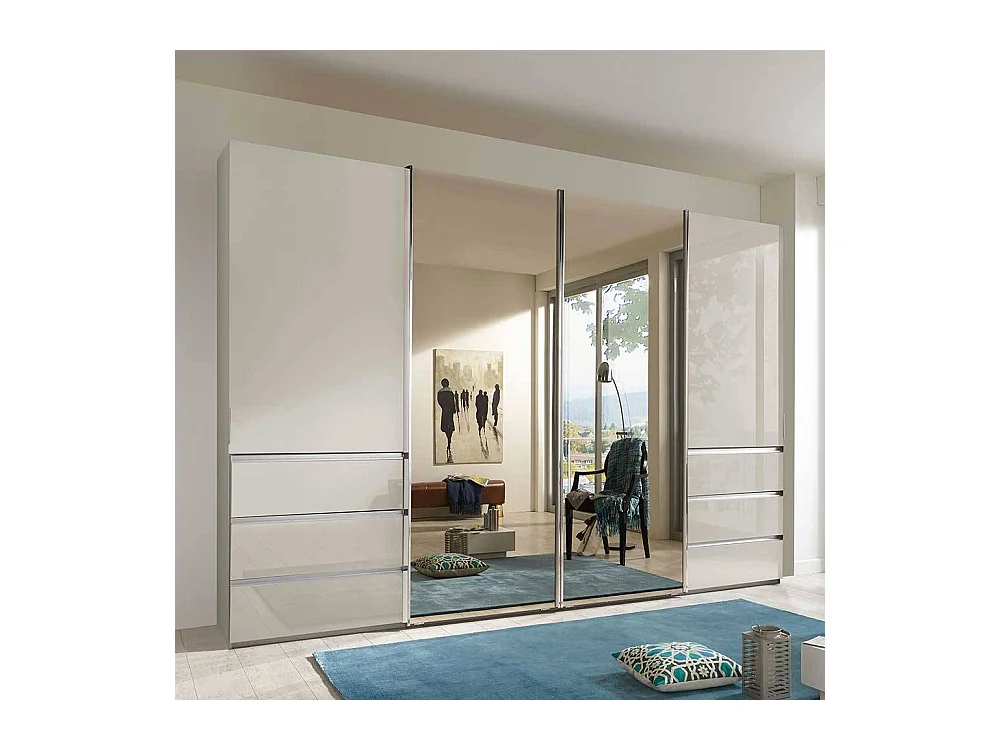 Schiebetürenschrank Champagner in modernem Design Made in Germany