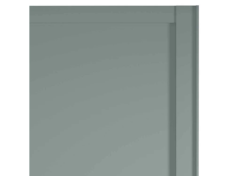 Schwebetuerenschrank modern im Landhausstil Graugrün