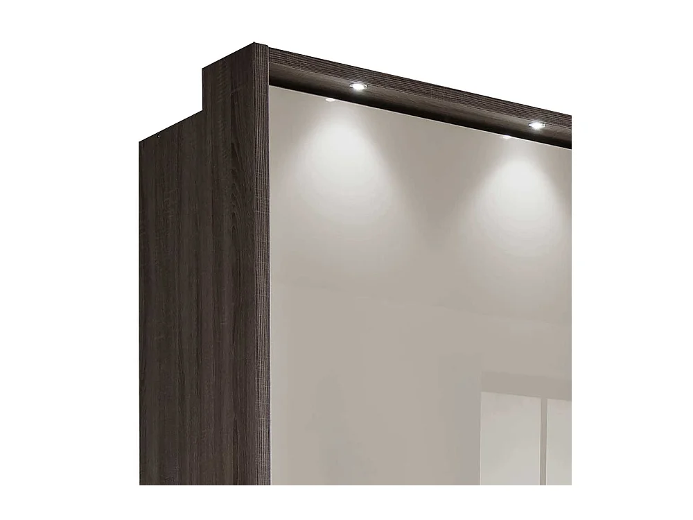 Schwebetürenschrank in Beige und Trüffelfarben 340 cm breit