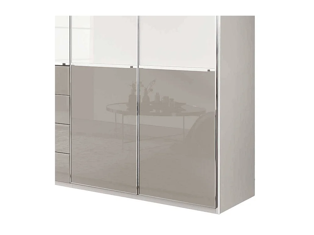 Kleiderschrank Schlafzimmerschrank in modernem Design mit Drehtüren